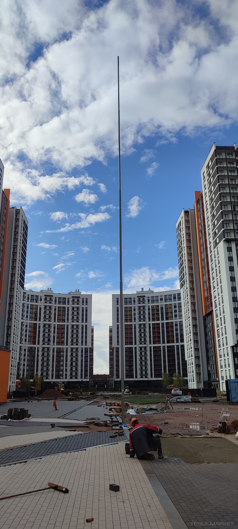 Флагшток-молниеотвод 22 м, Санкт-Петербург